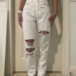 White Mom Jeans (American Eagle)